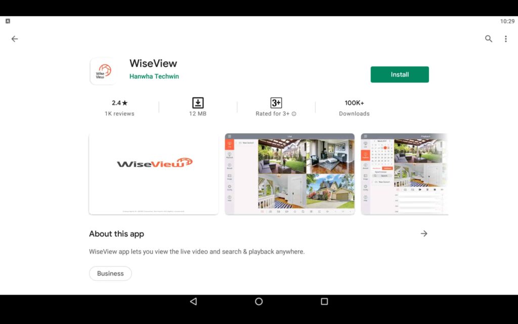 Install WiseView App on PC