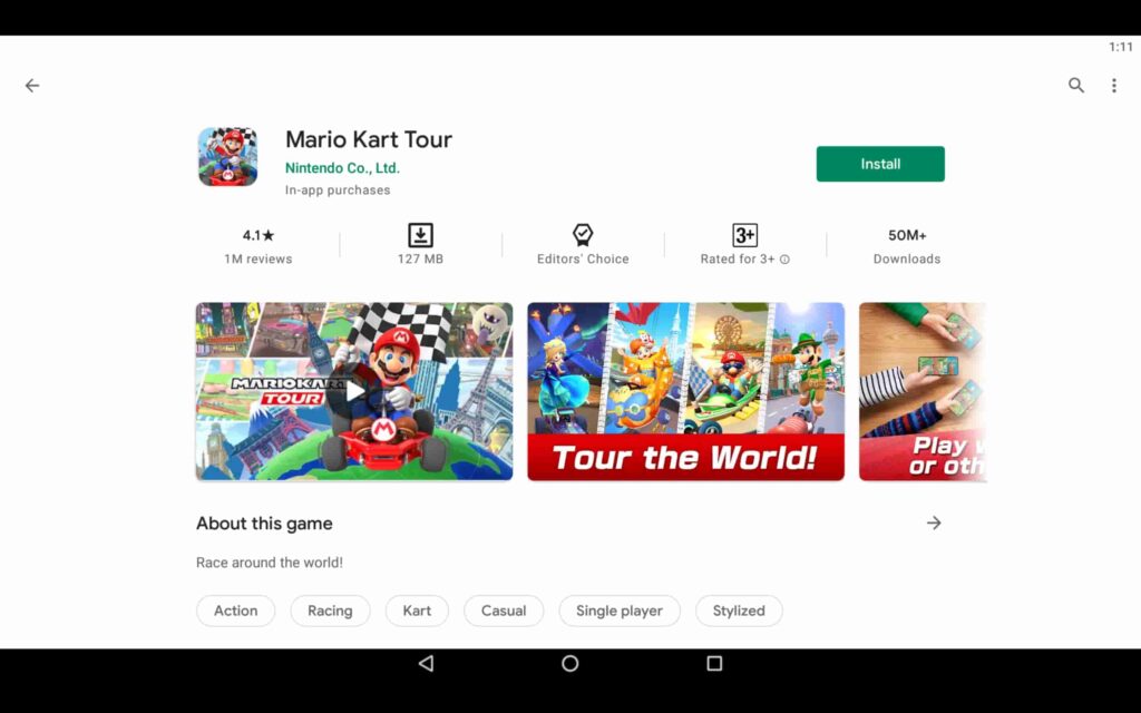 Install Mario Kart Tour on PC